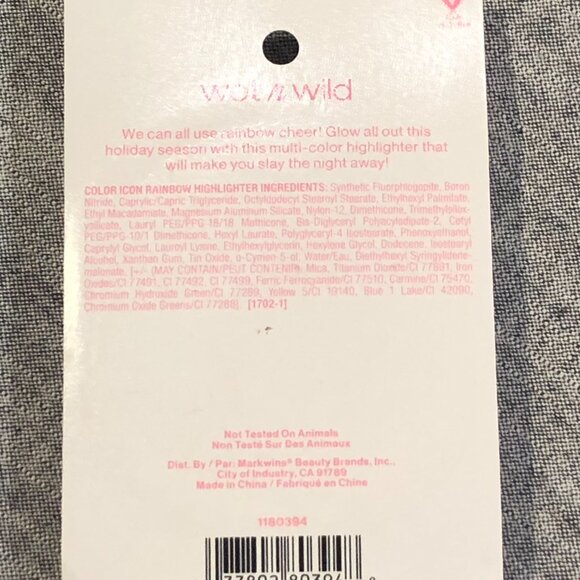 Wet n Wild Color Icon Rainbow Highlighter - Unicorn Glow Limited Edition. NWT - Picture 5 of 8